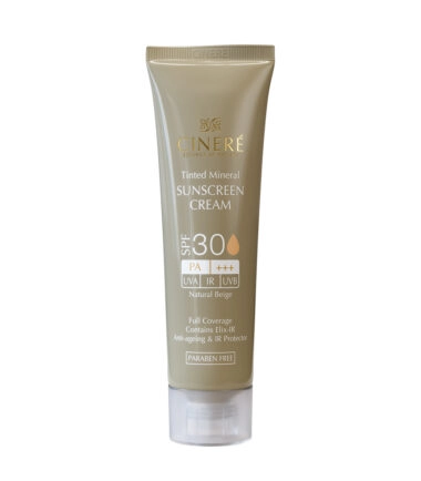 کرم ضد آفتاب سینره مدل Light Beige spf50 حجم 50 میلی لیتر طیف گسترده