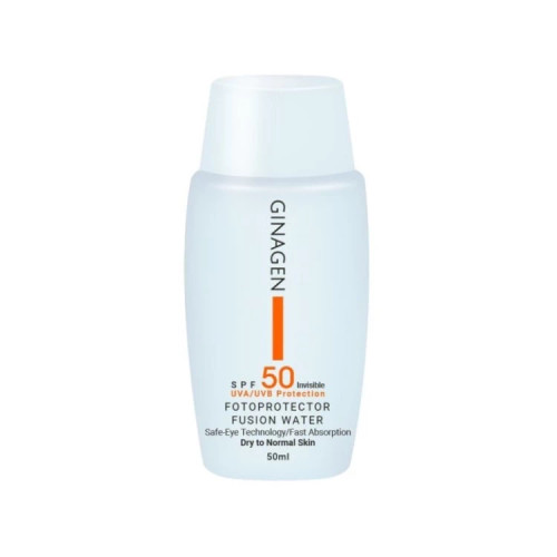 کرم ضد آفتاب بی رنگ ژیناژن مدل Fusion Liquid مناسب پوست خشک و نرمال 50 میلی لیتر