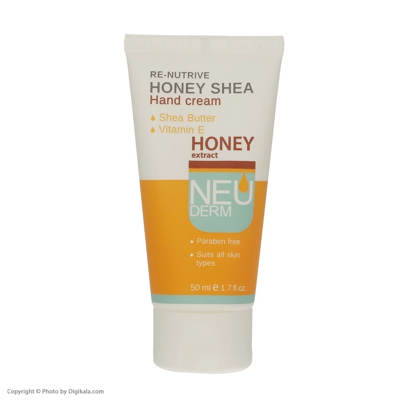 کرم مرطوب کننده نئودرم مدل Re-Nutrive Honey Shea عسل حجم 50 میلی لیتر