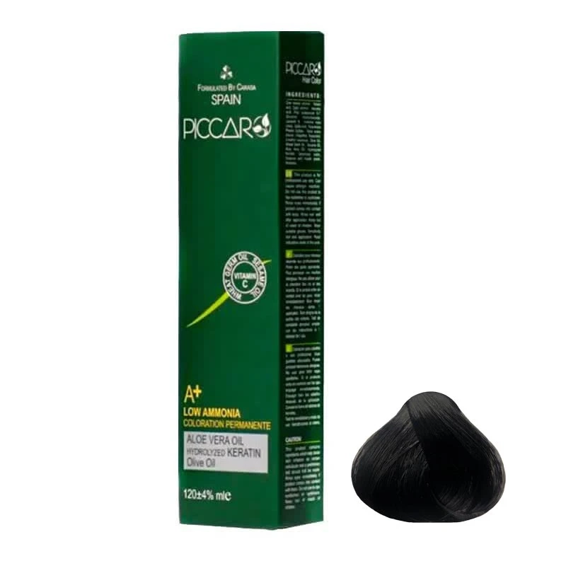 رنگ مو پیکارو قهوه ای دودی تیره شماره C2-3.11 حجم 120 میلی لیتر