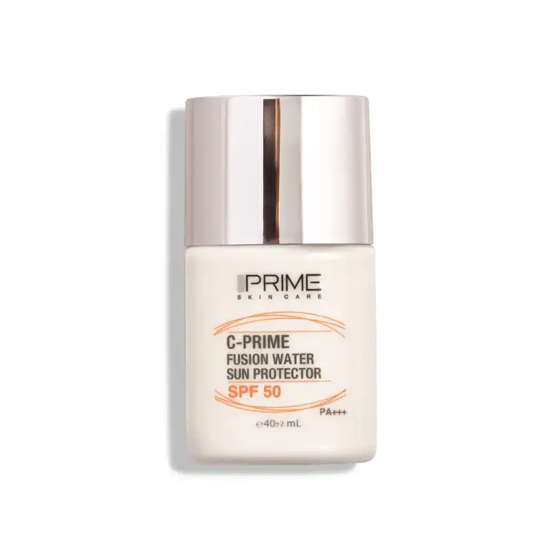 فلوئید ضد آفتاب فیوژن واتر پرایم حاوی ویتامین C با SPF50+ مناسب انواع پوست حجم 40 میلی لیتر